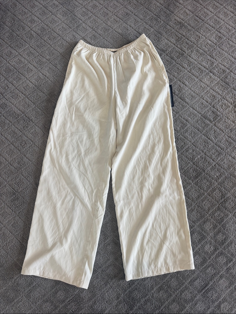 Women’s Relaxed White Cotton Pants